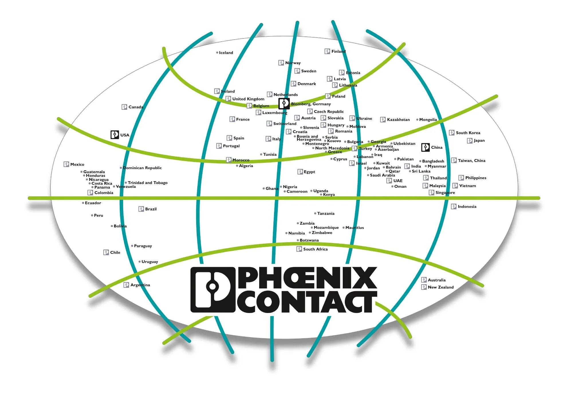 Phoenix companies shown across the world